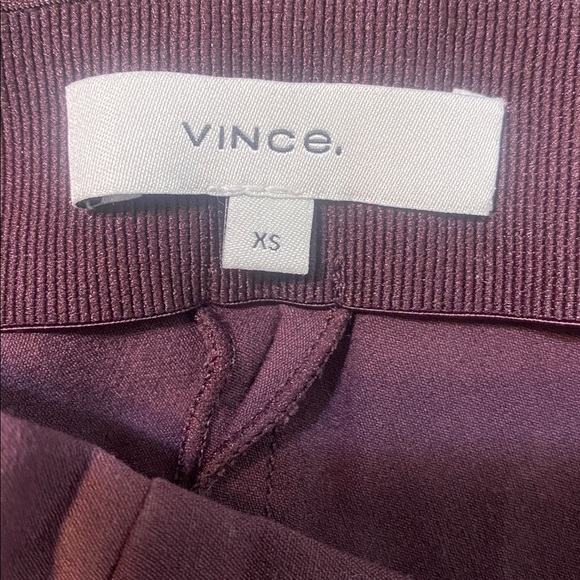 Vince Purple Stretch Side Zip Career Pants - Picture 4 of 10